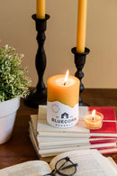 Pure Beeswax Tea Light Candles by Bluecorn Candles
