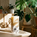Ivory Pure Beeswax Pillar Candles by Bluecorn Candles