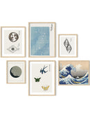 Great wave gallery wall
