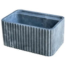 Turkish Bluestone Fluted Marble Wall Mount Sink