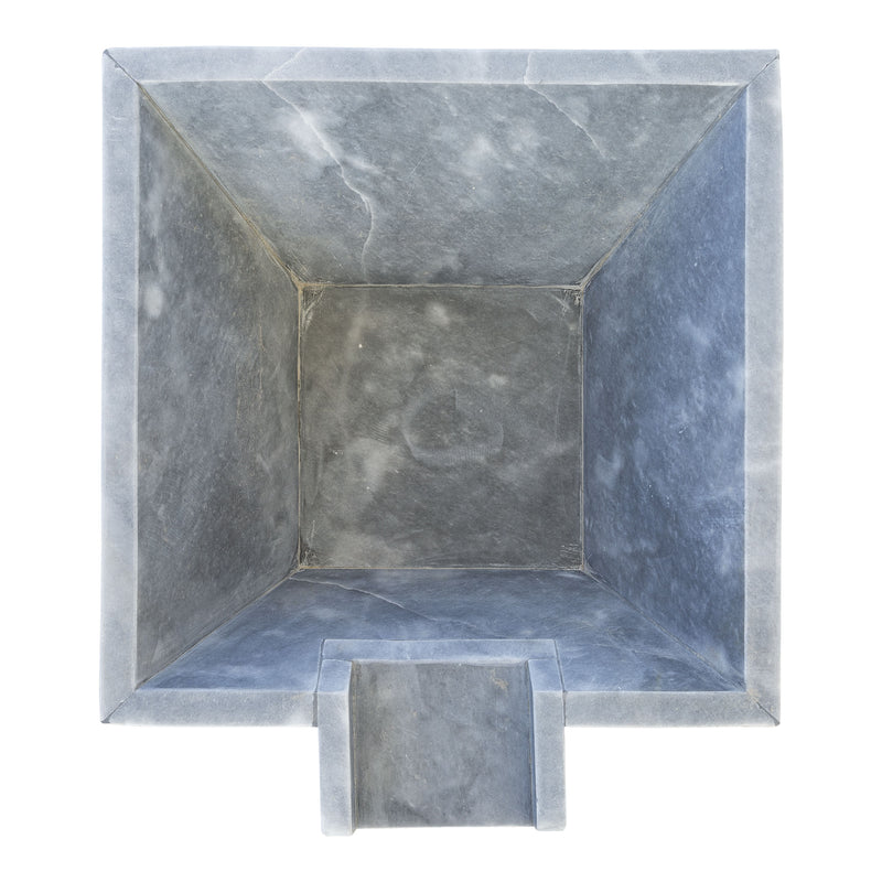 Bluestone Marble Natural Stone Pool Square Cascade Water Bowl