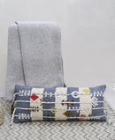Decorative Embroidery Throw Pillow 12" X 30"