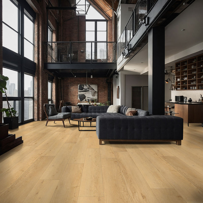MSI Wayne Parc Reserve™Bluffview™Luxury Vinyl Planks, installed in a room
