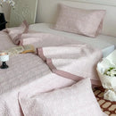 GobekUsa Cotton Quilted Bedspread Set With Pillowcases