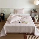 GobekUsa Cotton Quilted Bedspread Set With Pillowcases
