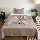 GobekUsa Cotton Quilted Bedspread Set With Pillowcases
