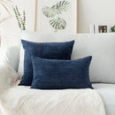 Blush pink & cream corduroy flocking pillow cover living room decor by Decorbites