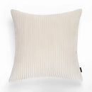 Blush pink & cream corduroy flocking pillow cover living room decor by Decorbites