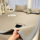 GobekUsa Bear Jacquard Ice Bean Mat Set - Cooling Bed Sheet for Kids & Adults