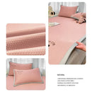 GobekUsa Bear Jacquard Ice Bean Mat Set - Cooling Bed Sheet for Kids & Adults