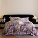 GobekUsa Eucalyptus Fiber Flowers Print Bedding Set - Soft Silky Cool Feel