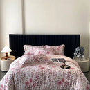 GobekUsa Eucalyptus Fiber Flowers Print Bedding Set - Soft Silky Cool Feel
