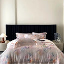 GobekUsa Eucalyptus Fiber Flowers Print Bedding Set - Soft Silky Cool Feel