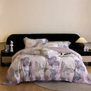 GobekUsa Eucalyptus Fiber Flowers Print Bedding Set - Soft Silky Cool Feel