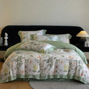 GobekUsa Eucalyptus Fiber Flowers Print Bedding Set - Soft Silky Cool Feel