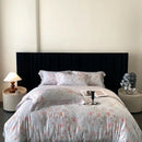 GobekUsa Eucalyptus Fiber Flowers Print Bedding Set - Soft Silky Cool Feel