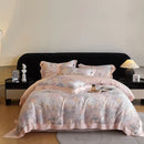 GobekUsa Eucalyptus Fiber Flowers Print Bedding Set - Soft Silky Cool Feel