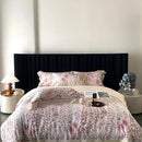 GobekUsa Eucalyptus Fiber Flowers Print Bedding Set - Soft Silky Cool Feel