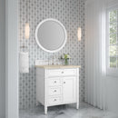 James Martin Brittany 30" Single Bathroom Vanity, Bright White