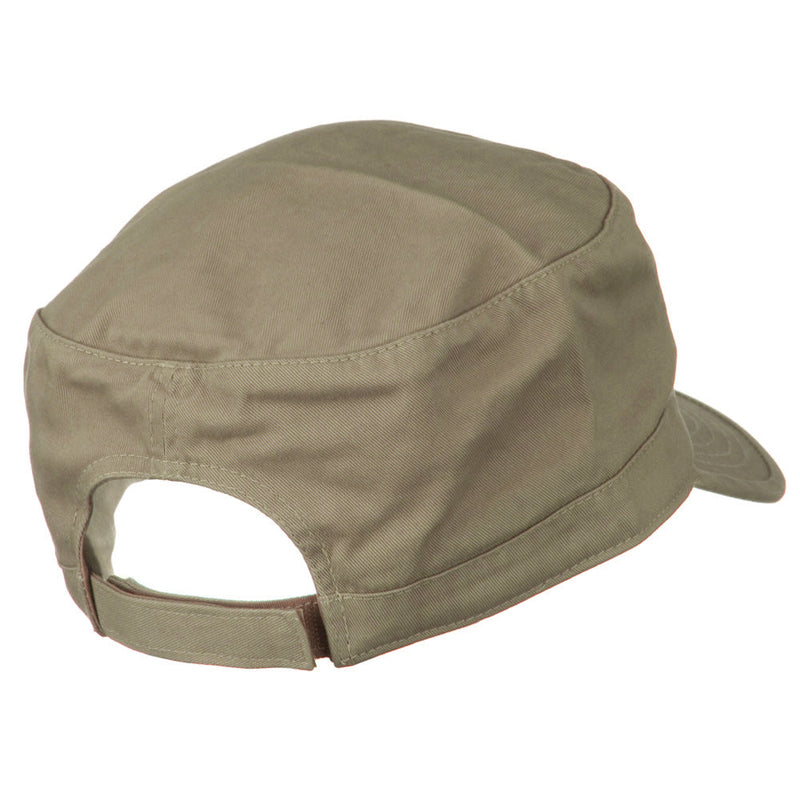 Big Size Solid Military Cap