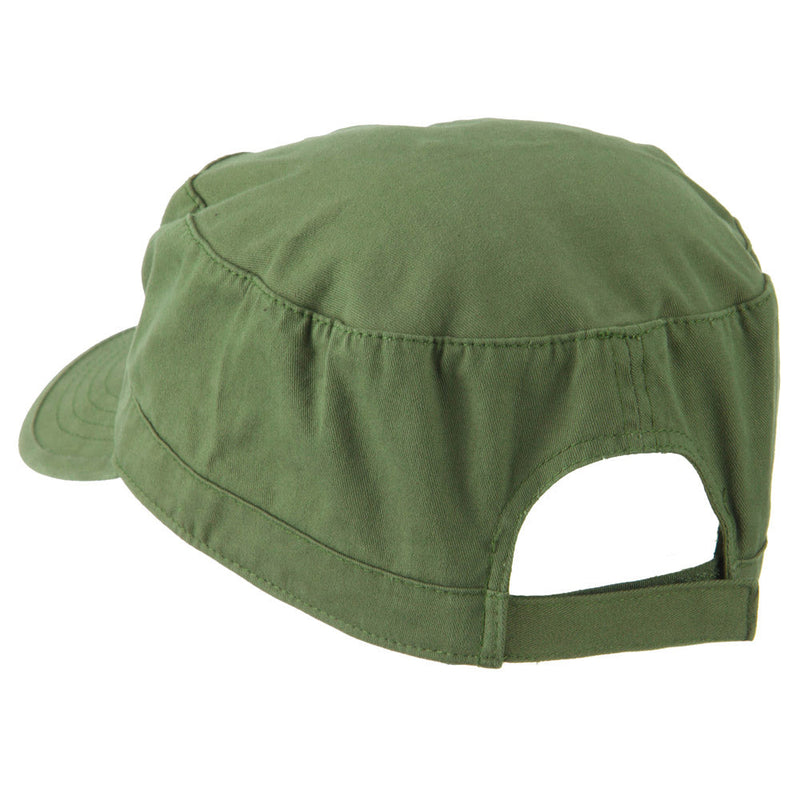 Big Size Solid Military Cap