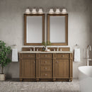James Martin Bristol 60" Double Bathroom Vanity, Saddle Brown