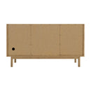 James Martin Laurent 60" Dual Mount Double Bathroom Vanity, Light Natural Oak