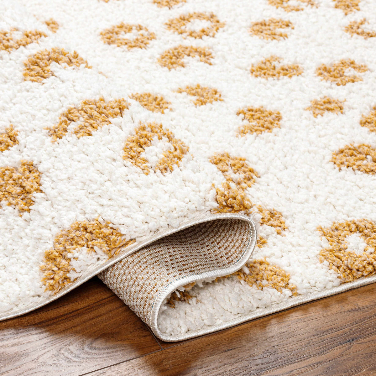Altin Leopard Print White Area Rug, photo 17 of 19