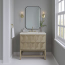 James Martin Emmeline 36" Single Bathroom Vanity, Pebble Oak