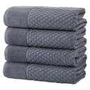 Cotton Diamond Waffle Weave Bath Towel Set - Grayson Collection by Great Bay Home