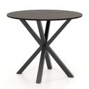 36 Inch Wood Dining Table with Intersecting Pedestal Base for 2-4 People by LJGDeals
