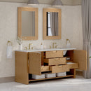 James Martin Solene 72" Double Bathroom Vanity, Seaside Oak
