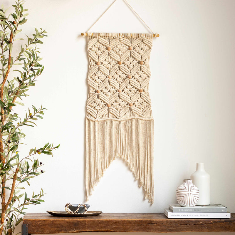 Ever Beige Macrame Wall Hanging