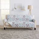 Reversible Floral Patchwork Furniture Protector - Maribel Collection by Great Bay Home