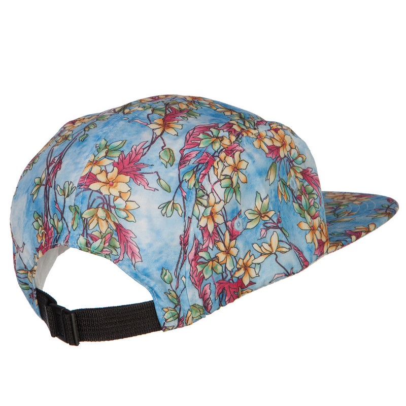 Men's Blossom Print 5 Panel Cap
