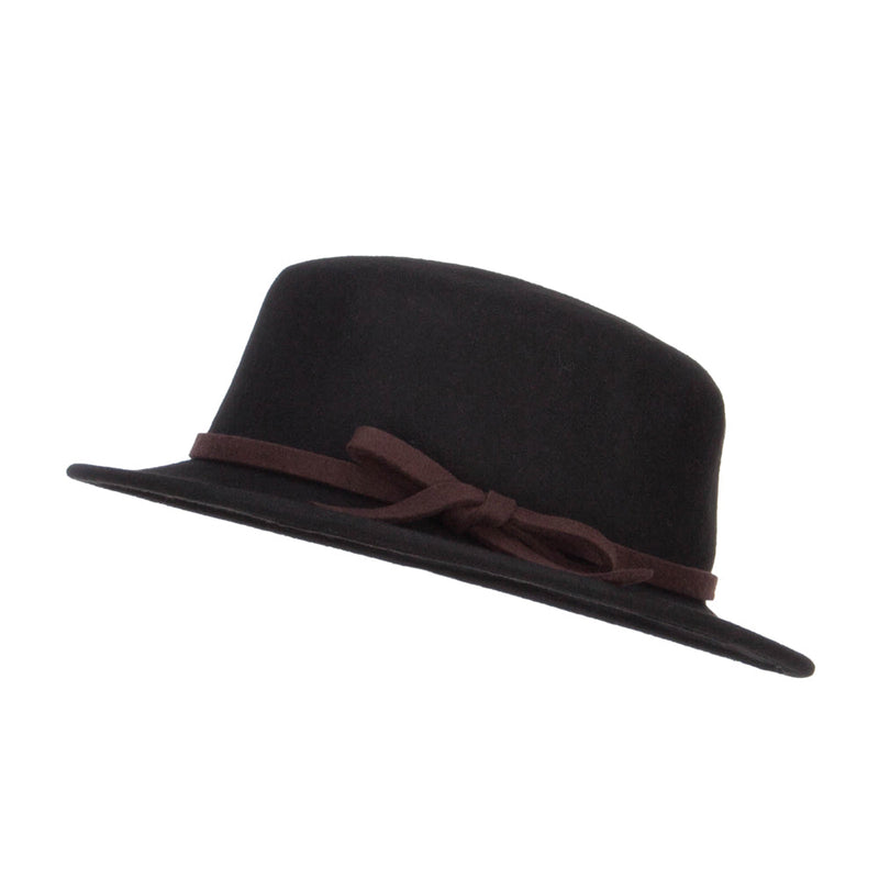 Women's Bowtie Wool Bolero Hat