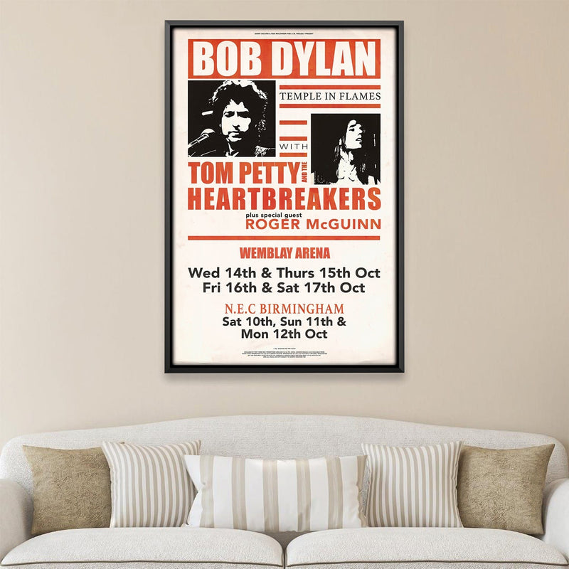 Bob Dylan 1984 Canvas