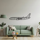737-800 Metal Aircraft Wall Art - NCP0007