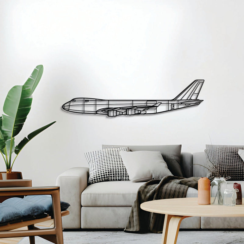 747-800 Metal Aircraft Wall Art - NCP0010