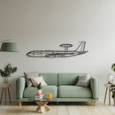 E-3G Sentry Metal Aircraft Wall Art - NCP0273