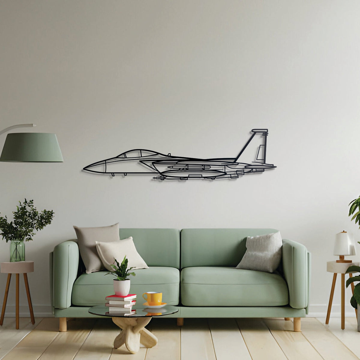 F-15 Strike Eagle Metal Aircraft Wall Art - NCP0074, photo 4 of 5