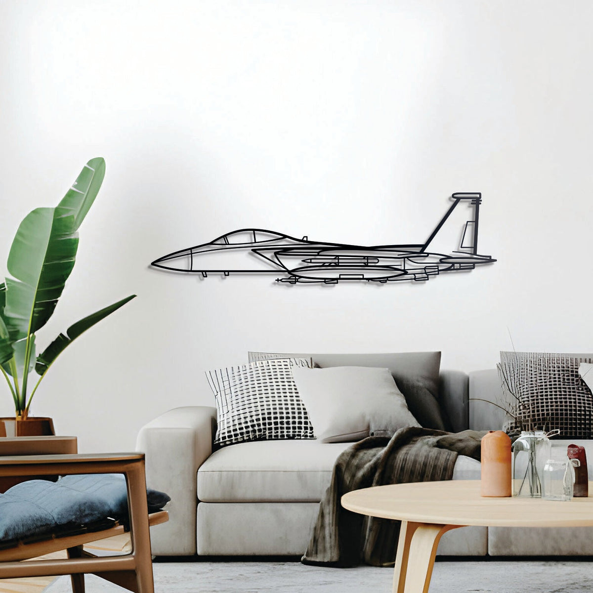 F-15 Strike Eagle Metal Aircraft Wall Art - NCP0074, photo 2 of 5