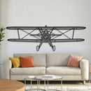 Stearman 75 Front Metal Aircraft Wall Art - NCP0137 by Navigate Craft