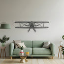 Stearman 75 Front Metal Aircraft Wall Art - NCP0137 by Navigate Craft