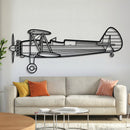 Stearman 75 Metal Aircraft Wall Art - NCP0136 by Navigate Craft