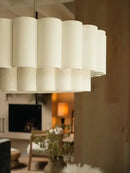 GobekUsa Bohemia Fabric Chandelier Pendant Lamp for Living Room, Bedroom - Modern Indoor Lighting Fixtures