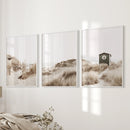 Minimalist Coastal Gallery Wall. Beige Beach Decor Set by Wall Art Set