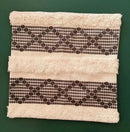Bohemian beige and brown tufted cushion cover living room pillow by Decorbites