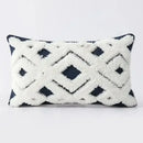 Bohemian beige and brown tufted cushion cover living room pillow by Decorbites