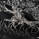 Bohemian black & white tree of life tapestry yoga mat bedroom decor by Decorbites